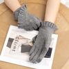 Warm Wool Gloves for Winter Ladies Spring and Autumn Driving and Cycling Touchscreen Clothing and Accessories  Cashmere Gloves