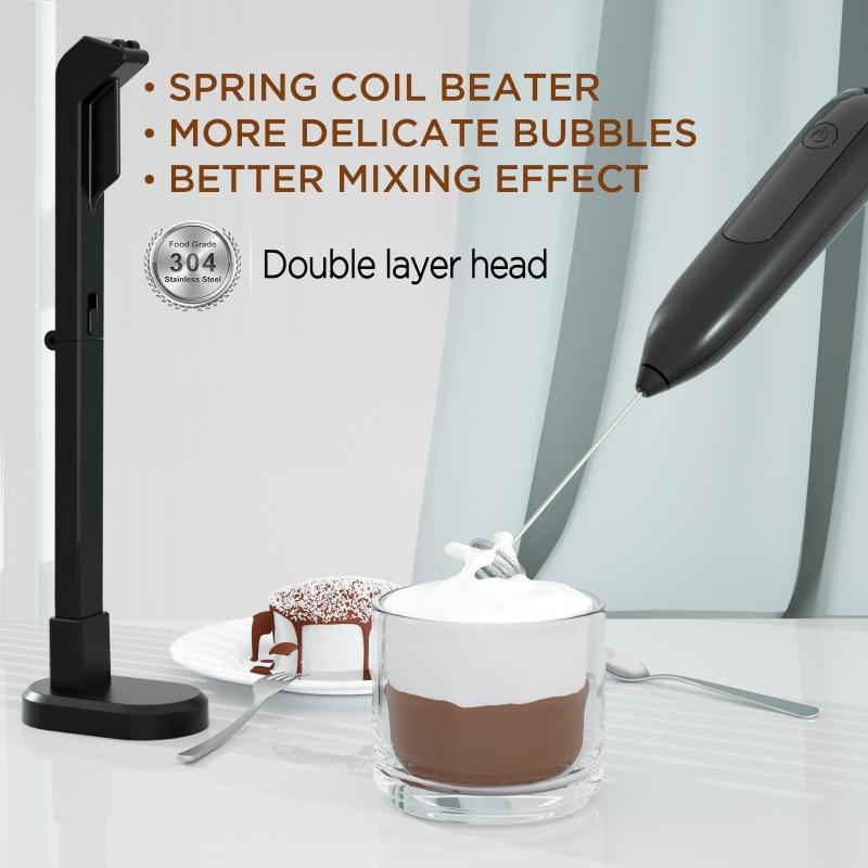 Milk Frother Egg Beater Cordless Handheld Egg Beater Cordless Milk Frother