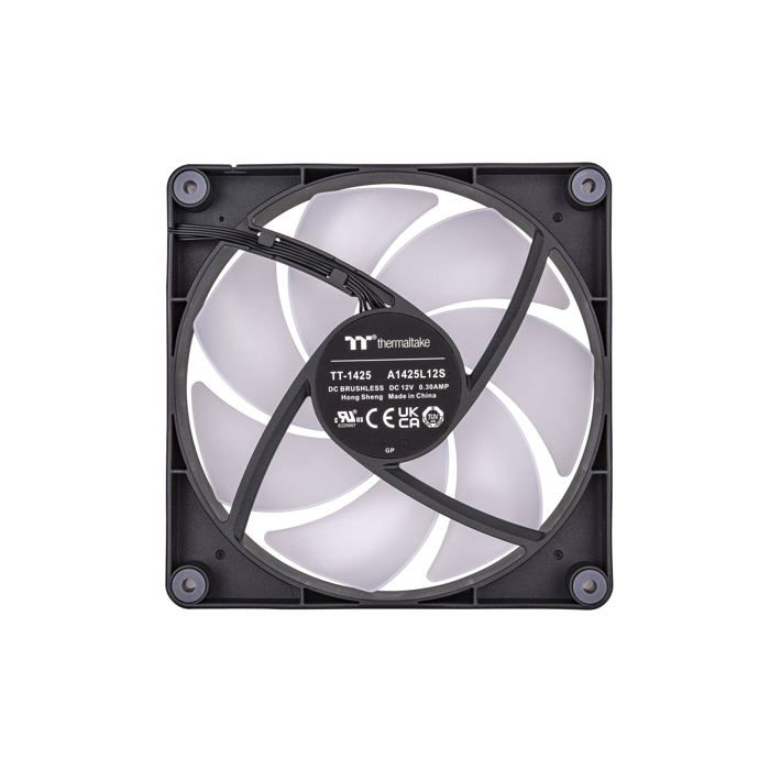 Ventilateur THERMALTAKE CT140 ARGB SYNC PC | 2 Pack CL-F150-PL14SW-A - Noir - 140mm - 77,37 Cfm - 30,5 dB