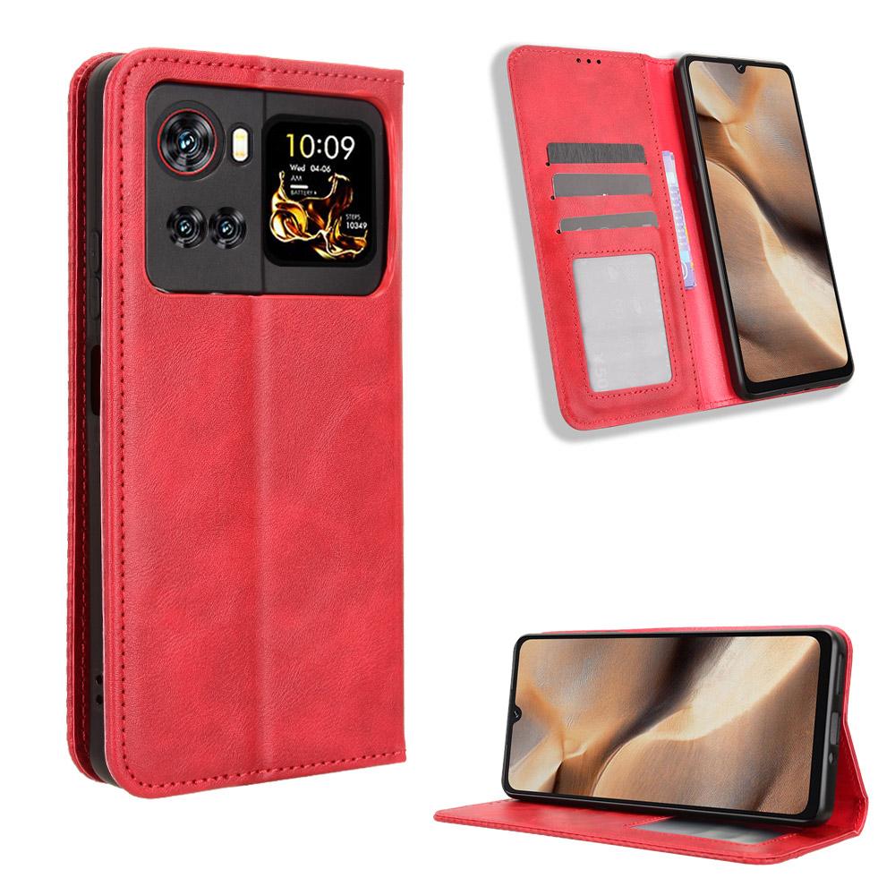 Vyklápací kryt pre Cubot X100 PU koža Ochrana celého tela [Blokovanie RFID] Puzdrá na telefón Peňaženkový kryt