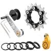 Single Speed Adapter Set with Chain Tensioner Wear-Resistant for Trail Riding