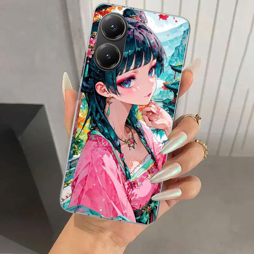 A-Apothecary D-Diaries Maomao Phone Case for Xiaomi Poco X5 X6 X7 Pro F7 Ultra M7 Redmi 15 15C 13 13C 12 12C 10 10A 10C 9 9A 9C