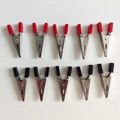 10 Pieces Metal Alligator Clips Test Clips, Electronic Product Test Clips With Screws And Solder Ports, Electrician Wire Clips