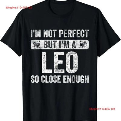 NOWY LIMITOWANY Nie jestem idealny, ale jestem Lwem Zabawny Horoskop Znak Zodiaku Koszulka vintage Spłowiały Stylowy Top Do Codziennego Noszenia Unisex