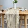 Cheese Cloth Gauze Table Runner Solid Color Tablecloth Long Table Cover  Wedding Decor