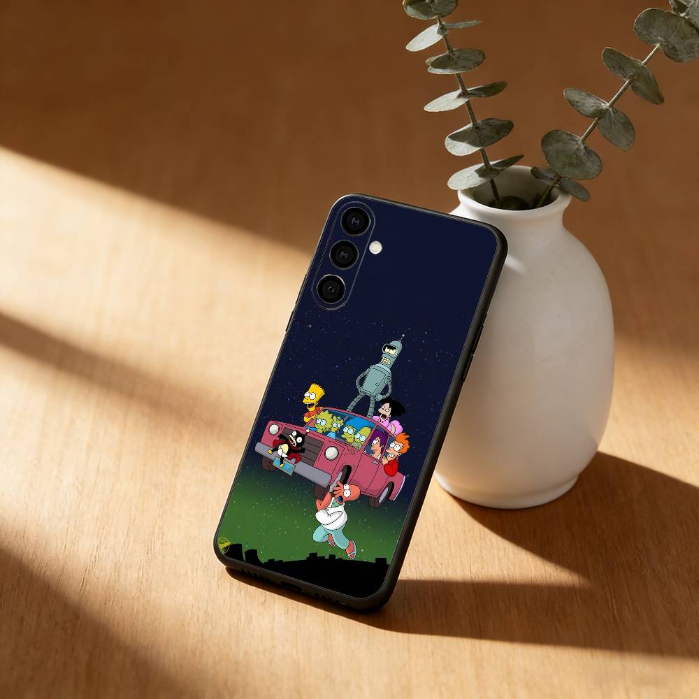 Cartoon F-Futurama wallpaper Phone Case For Samsung GalaxyA13,21s,22,31,32,52,53,71,72,73,Soft Black Cover