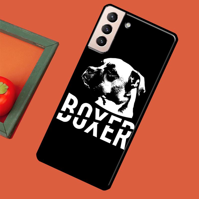 Boxer Dog Puppy Case For Samsung Galaxy S23 S22 Plus S8 S9 S10 Note 10 Note 20 Ultra S20 FE S21 Ultra Coque