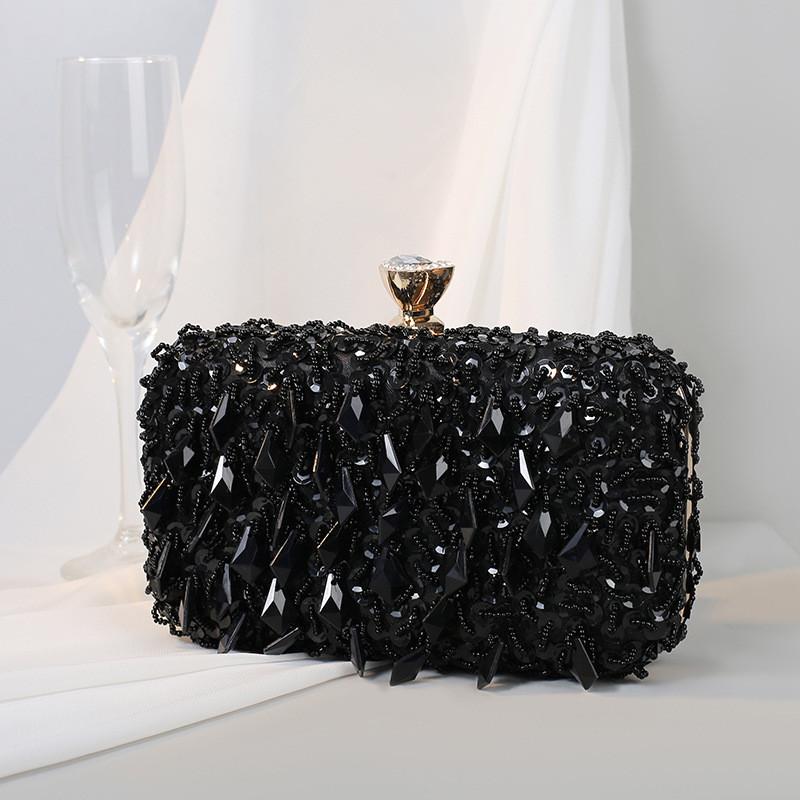 Handmade Beaded Party Bag With Cell Phone Pocket For Dinner Parties And Special Occasions
