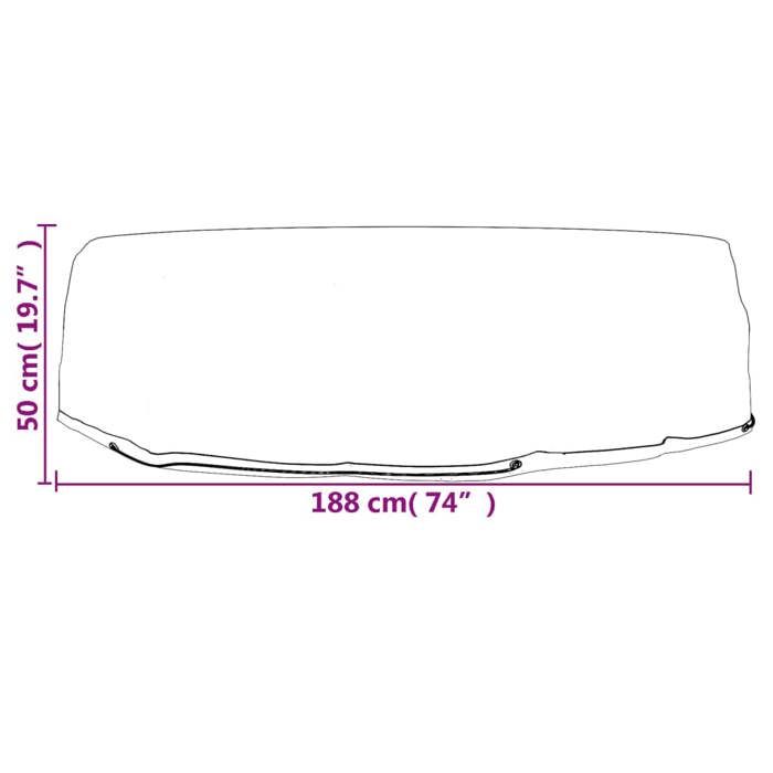 VidaXL Housses pour salon îlot 2 pcs 8 œillets Ø188x50 cm rond 3155384