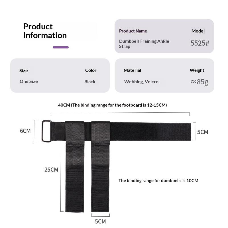 Shin Splint Relief Strap Enhance Calf Strength Adjustable Weight Ankle Straps For Customizable Resistance Training