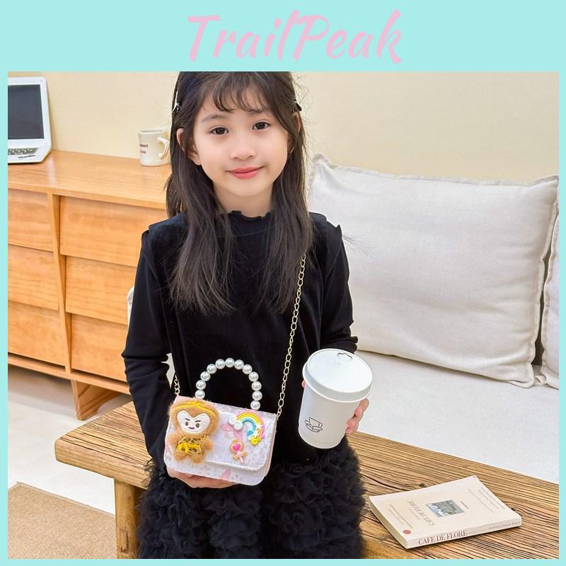 Trendy Monkey Cute Handbag For Little Girls In Multiple Colors And Floral Designs