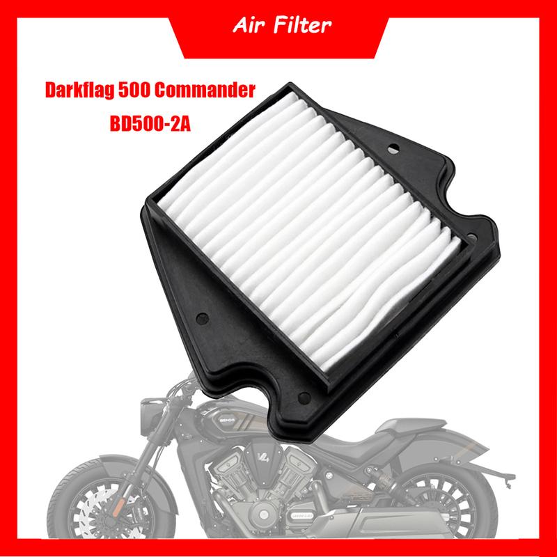 Motorcycle Engine Air Filter Cleaner Air Intake Filter Element Oil Filters For Benda Darkflag 500 Commander BD500-2A