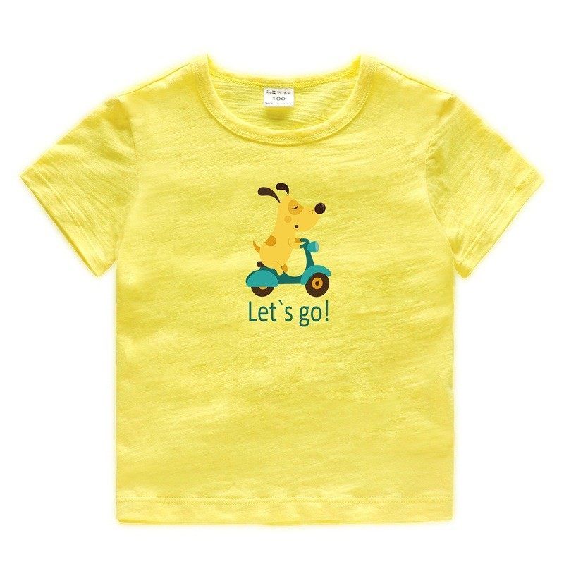 Slub Cotton Crew Neck Light Breathable Solid Color Ins Short Sleeve