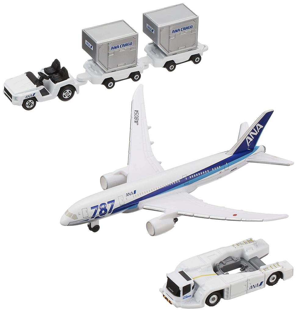 TAKARA TOMY "Tomica Gift 787 Airport Set ANA" Miniature Car Toy for Ages 3 and Up, Meets Toy Safety Standards, ST Mark Certified