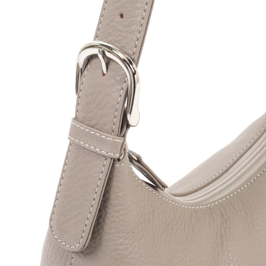 Adjustable Handle Length Bag Sand Stitch 52901 [Kitamura] Semi-shoulder Y-1378 Women's Beige/White
