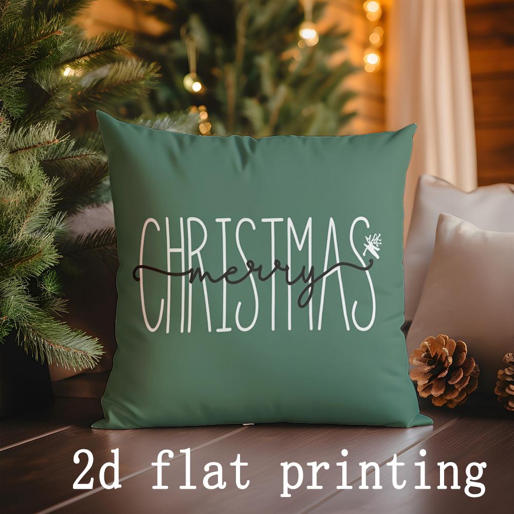 Dekoration für Zuhause Weihnachten & Winter Themen Kissenbezüge Muster Kissenbezug Geeignet für Sofa Schlafzimmer Auto Kissenbezug