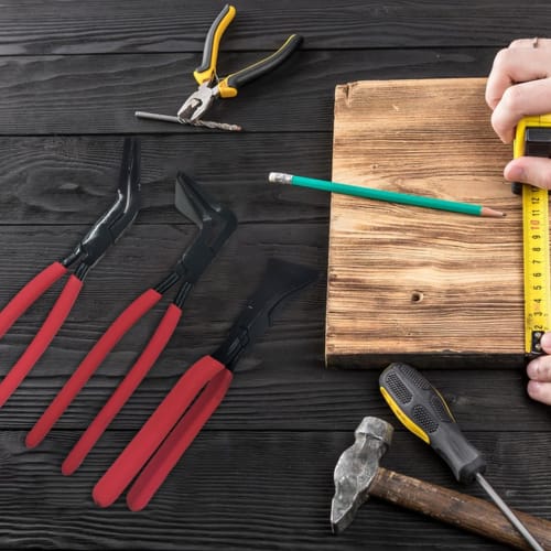 Sheet Metal Tool, Manual Sheet Metal Tool, Metal Processing Tool for Precision Bending, Roofing, Home, Outdoor Use, Soldering Hand Seamer Sheet Metal