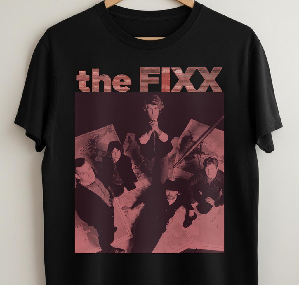 THE FIXX Band New Live In Concert Shirt Black Unisex Size S-5XL 1R350