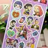 18pcs Devil Hunters Laser GooCard Stickers - Anime Style Cute Creative DIY Decor Stickers for Girls Journal Diary Gifts