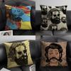 Father JJohn Misty Pillow Case Pattern Printed Pillowcase for Living Room Sofa Cushion Cover  Bedroom Decor