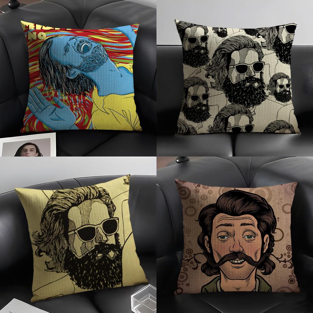 Father JJohn Misty Pillow Case Pattern Printed Pillowcase for Living Room Sofa Cushion Cover Bedroom Decor