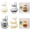 Decorative Fruit Basket Stand Metal Wire Bread Holder Rack Storage Kitchen