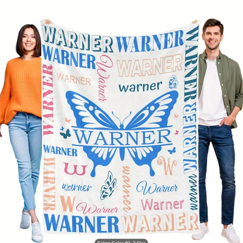 

Custom Blanket Personalized Name Blanket Custom Blanket With Name Best Gift For Him Her Throws Color Soft Flannel Blanket Flannel 75 x 100