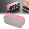 2 In 1Wireless Speaker Alarm Clock   Bass Noise Reduction   Brightness Portable Speaker for  