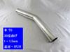 BRIGHTZ Stainless Steel Bent 4 Pieces 70mm 70 30° Pipe, 1.5mm Thick, [CUR-PIPE-025-4PC] Diameter, 70, 30°