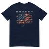 American Flag Hockey Vintage Baseball Bat TShirt