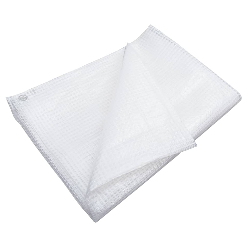 Vidaxl Plandeka Leno, 140 G/M², 4X5 M, Biała