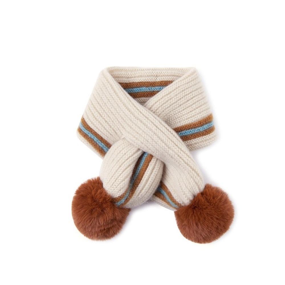 

Windproof Neck Warmer Coldproof Scarves Bib New Neckerchief Gift бежевий