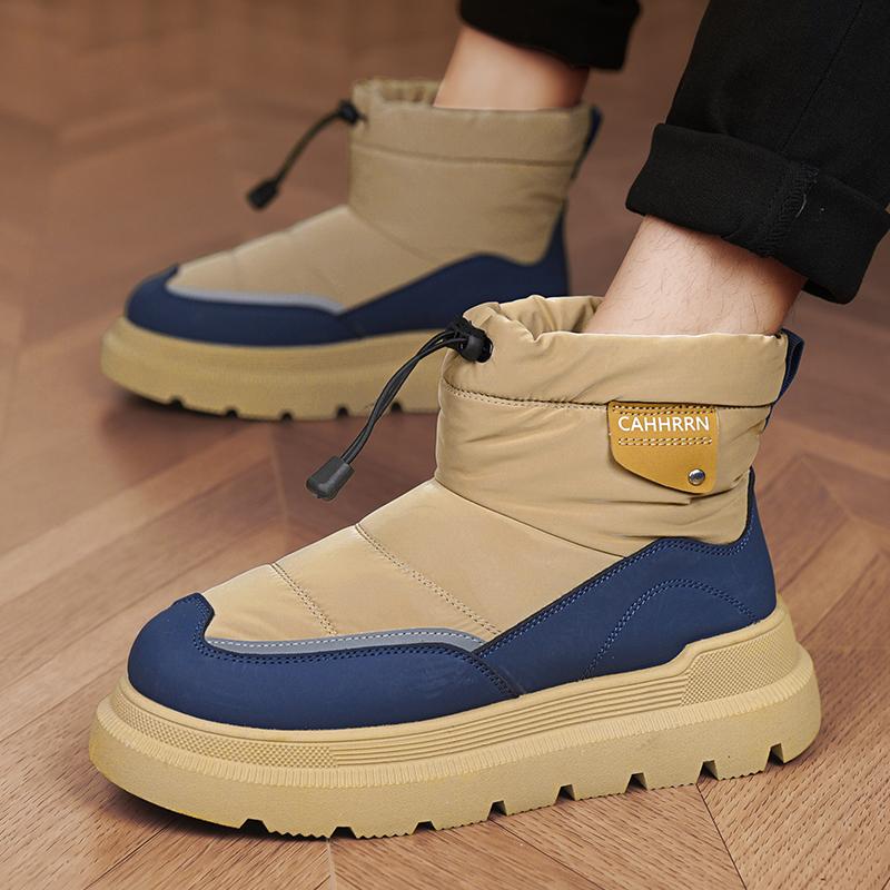 2026 Winter Warm Boots - Women's Snow Boots, Men's Short Boots, Sheepskin and Wool Cut, Low Warm Leather Shoes