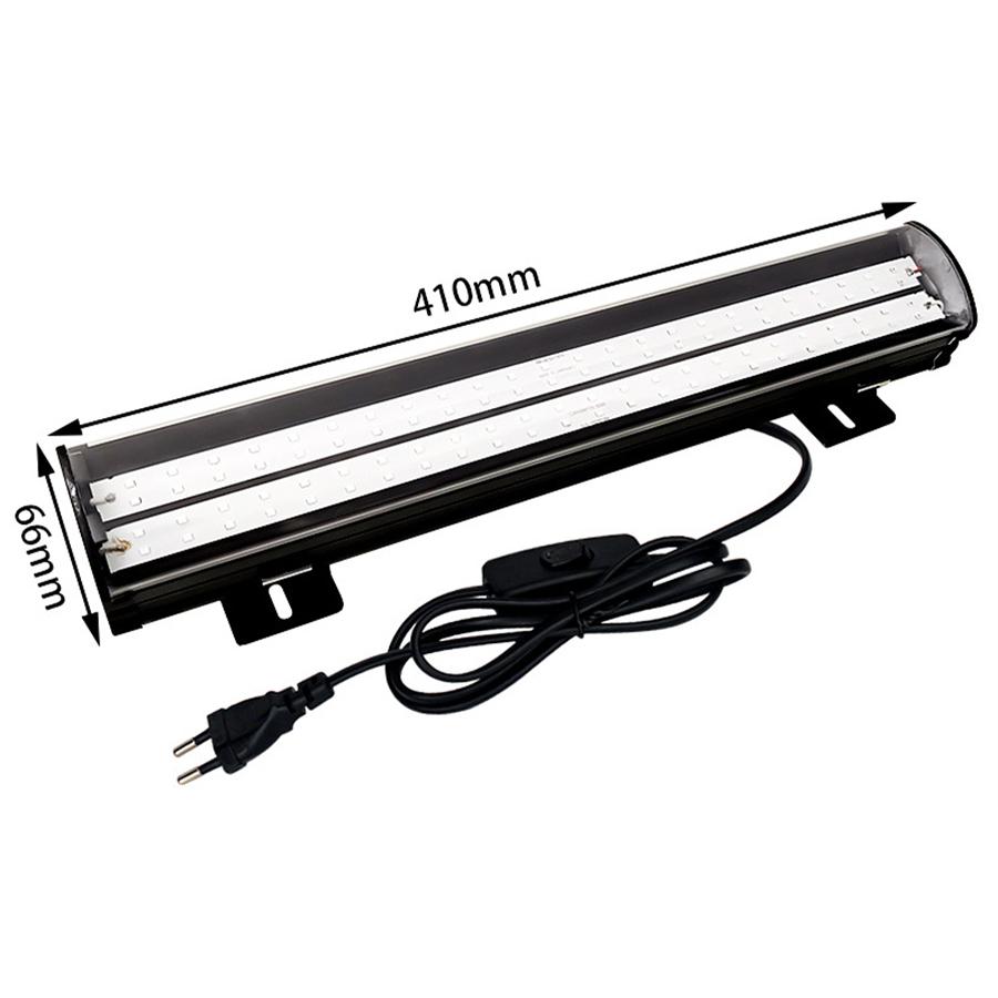 50W UV Black Light Bar Upgraded 96 LED Blacklight Wall Washer Light 395-405nm LED Blacklights Bar for Glow Party Halloween Decor