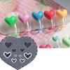 Bowknot Nail Carving Decor Heart Fingernail Love Ornament Stamping  Stencil