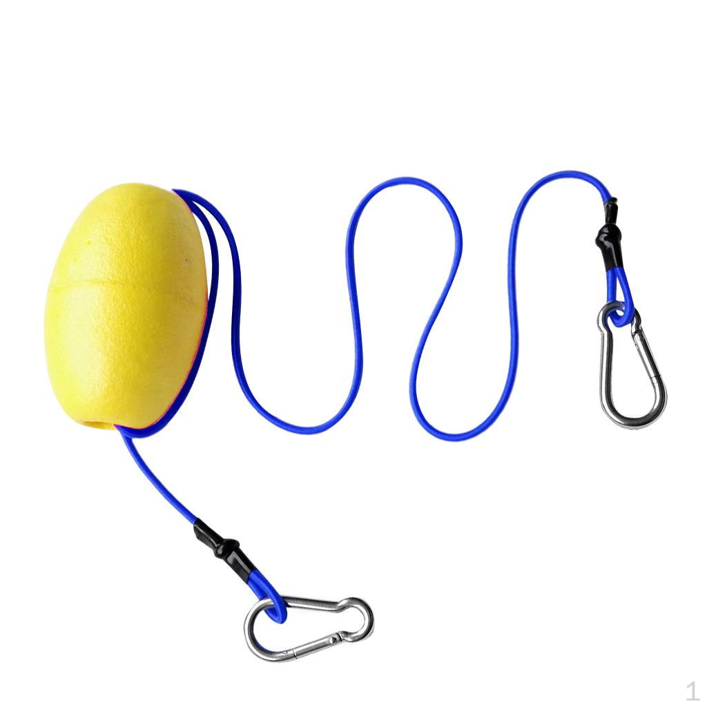 Kayak Canoe Tow Throw Line Floating Accessory Leash with Anchor Float & Clip Accessories 29" Rope