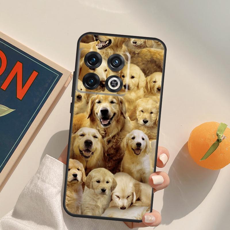 Golden Retriever Dog Case For OnePlus 13T 10T 10R 12R 13R 15 13 12 11 10 9 Pro Nord CE 5 2 3 4 Lite N20 N30 Cover