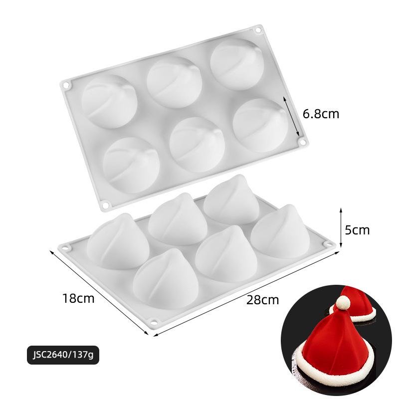 Heart Bow Moon Cloud Mousse Cake Mold Cherry Silicone Molds For Baking Pudding Dessert Chocolate Fruit Cake Decorating Tools