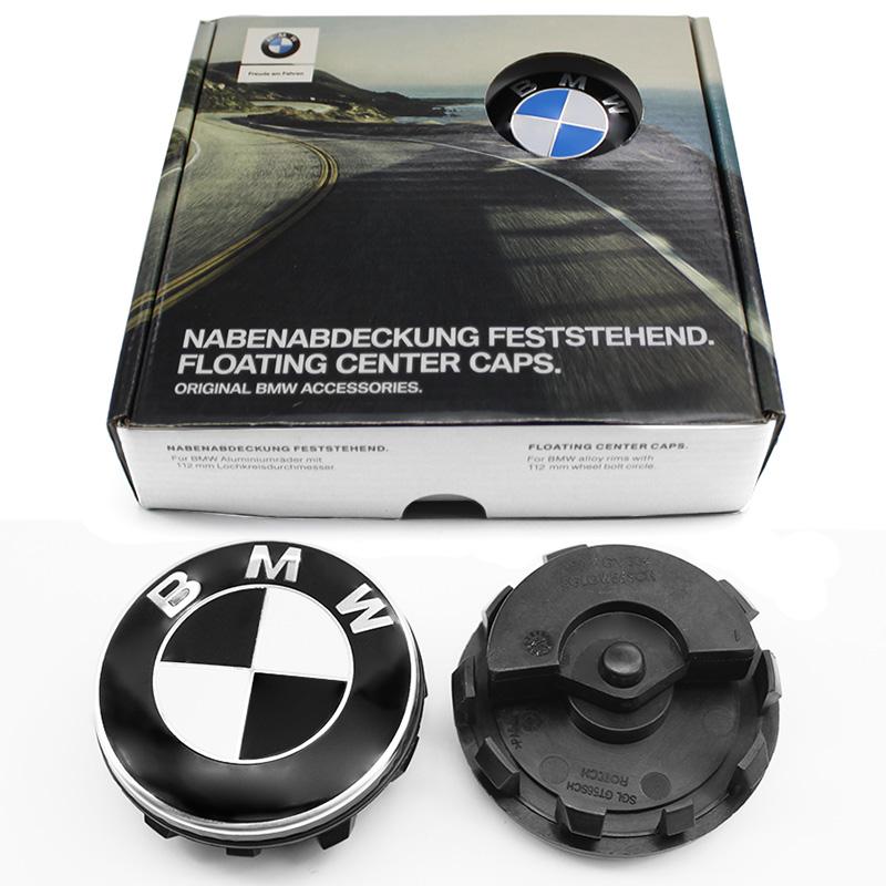 4Pcs 56/68mm Floating Wheel Center Caps Auto Accessory For BMW X2 X1 X3 X4 X5 X6 G07 G86 G80 E84 F48 G01 G11 E30 E36 G20 E39 E46