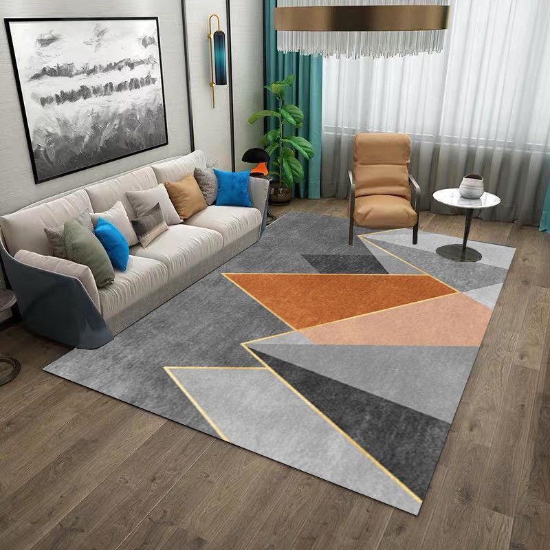Nordic Geometric Abstract Carpet Living Room Large Area Rugs Non-slip Entrance Floor Mat Modern Home Decoration Bedroom Carpets