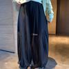 Women's High-Waisted Pleated Wide-Leg Lantern Pants - Spring 2026 Casual Balloon Design