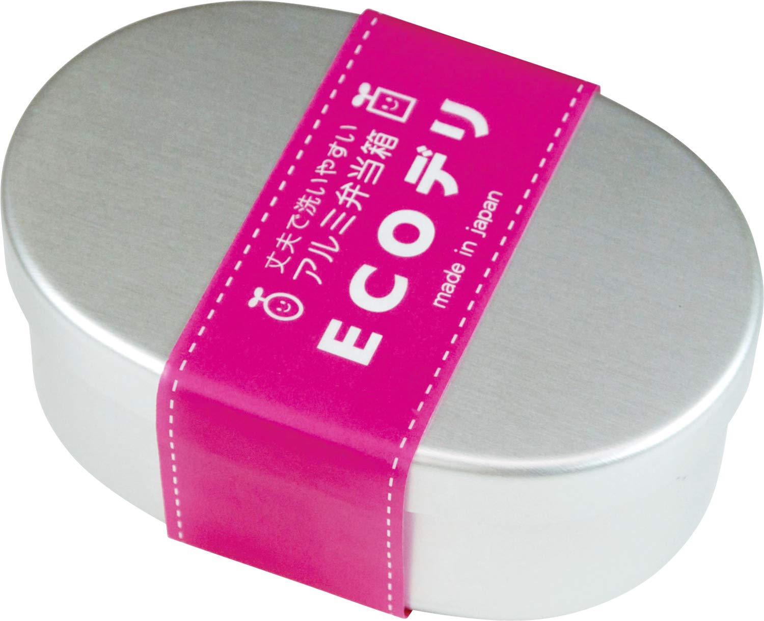 

Yamako ECO Deli Aluminum Lunch Box, Oval, with Inner Lid, Large, Made in Japan, 891382