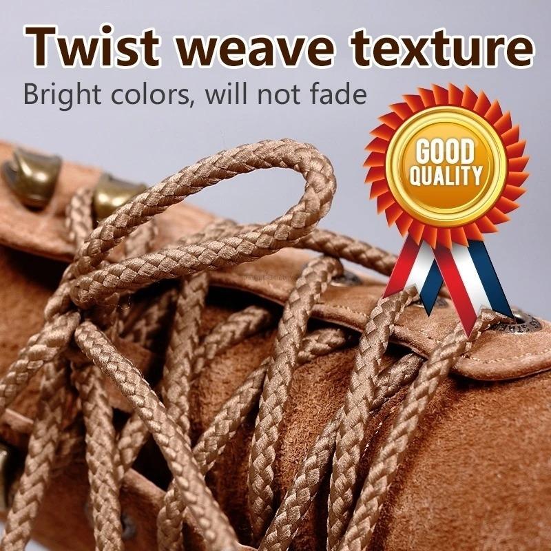Quality Round Shoelaces Casual Sneakers Shoe laces Boots Rope Laces 80/100/120/140/160cm 1Pair Shoelace for Shoes Accessories