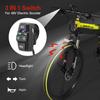 3 In 1 E bike Headlight Turn Light Horn Switch Electric Scooter Handlebar Lamp Horn Turning Light Control Multi