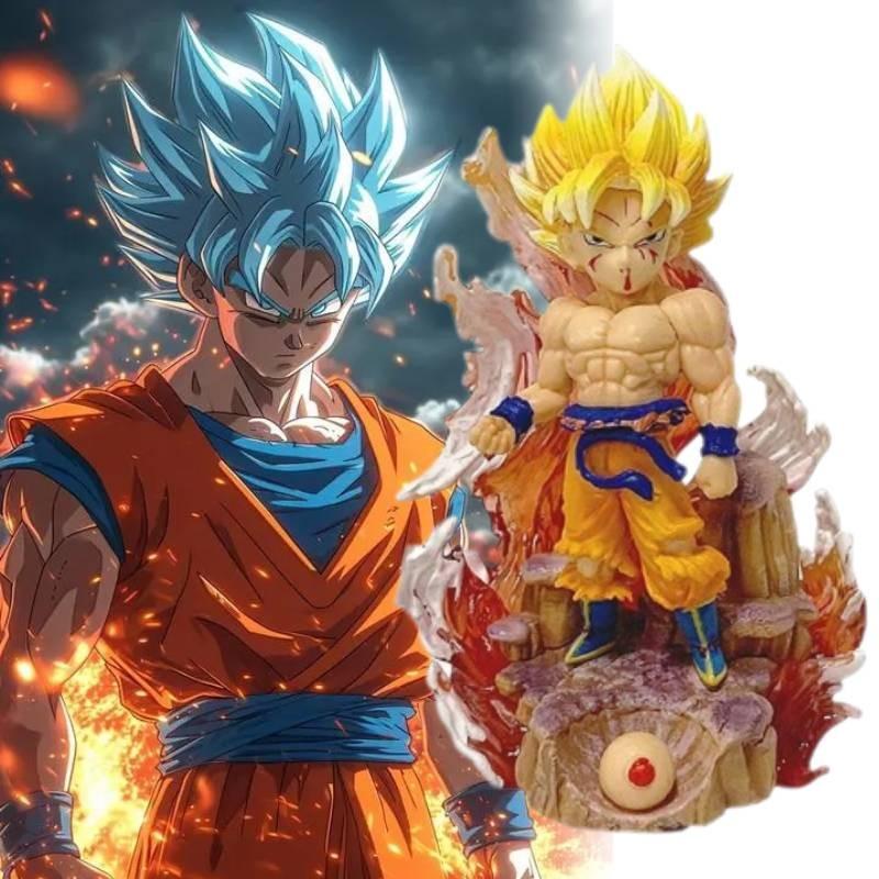 Ball Son Dragon Goku Super Saiyan One Figurine Anime Xmas Room Model Ornament