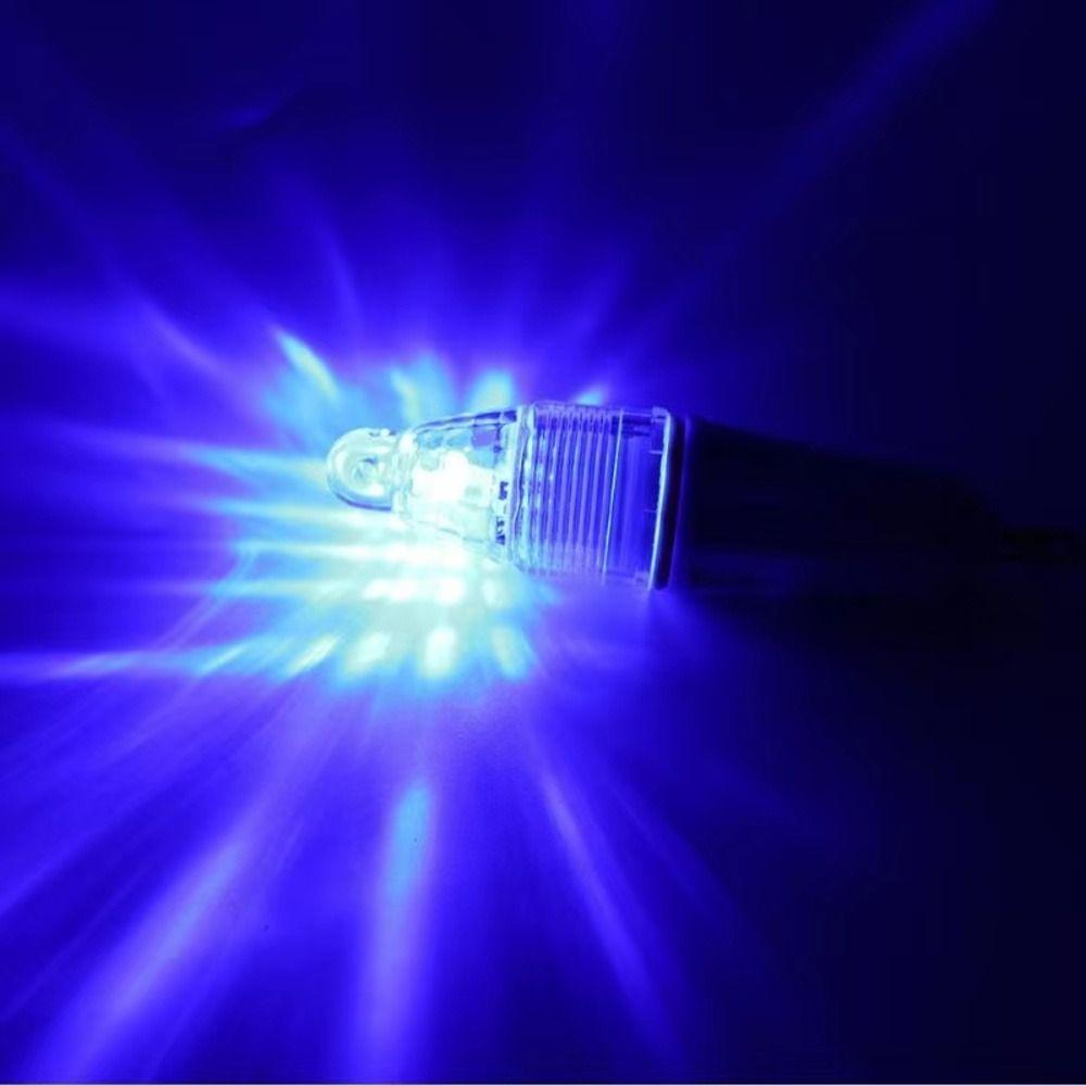1Pcs PC LED Fish Lure Light IP68 Waterproof Fish Attractor Lamp  for Night Sea Fishing