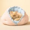 Creative Semi-surrounded Cat Nest Soft Comfortable Warm Pet Bed Breathable Dog Kennel Winter