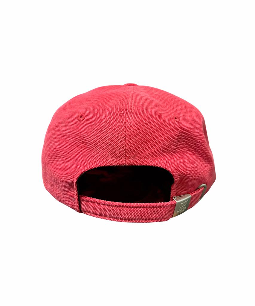 Poteulipailjeu Piece Ceramic 6-Panel Cap (Pink Red)