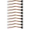 10 Pcs SATA Cables Big 4Pin To 15Pin IDESATA Power Conversion Power Splitter for Providing Power