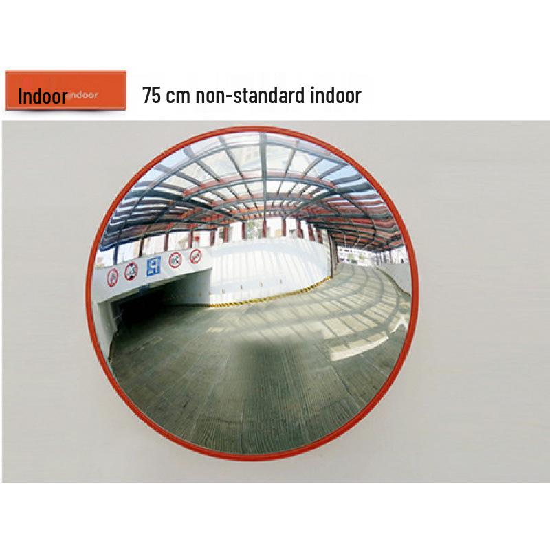 HD Wide-Angle Indoor/Outdoor Convex Mirror for Garage and Road Traffic Safety